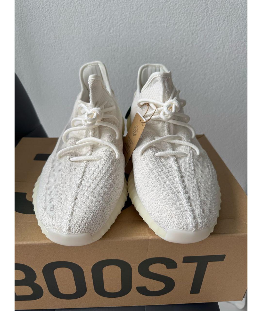 ADIDAS YEEZY Белые низкие кроссовки / кеды, фото 2