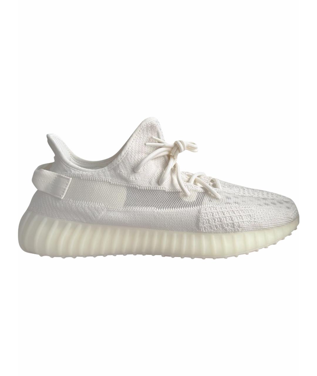 ADIDAS YEEZY Белые низкие кроссовки / кеды, фото 1