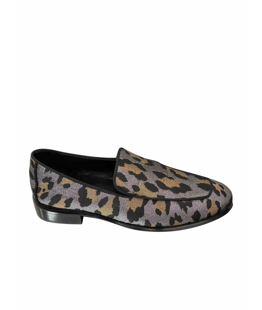 MAX MARA Серые лоферы, фото 1