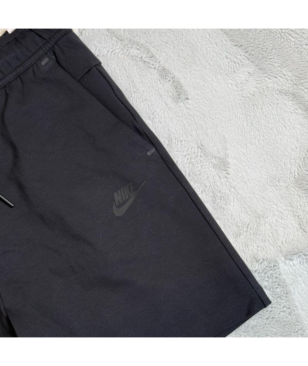 NIKE Черные хлопковые шорты, фото 4
