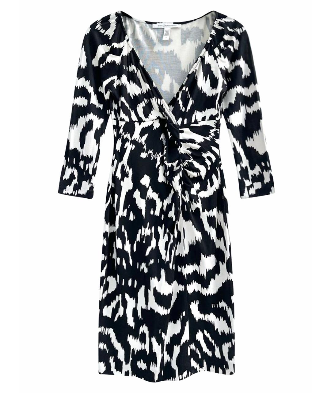 DIANE VON FURSTENBERG Мульти шелковое повседневное платье, фото 1
