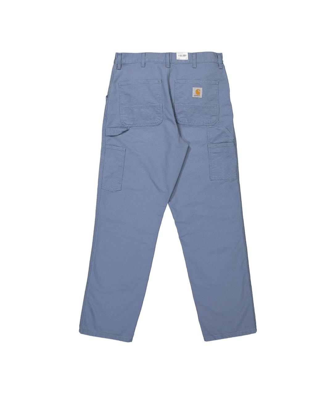 CARHARTT Голубые хлопковые прямые джинсы, фото 2