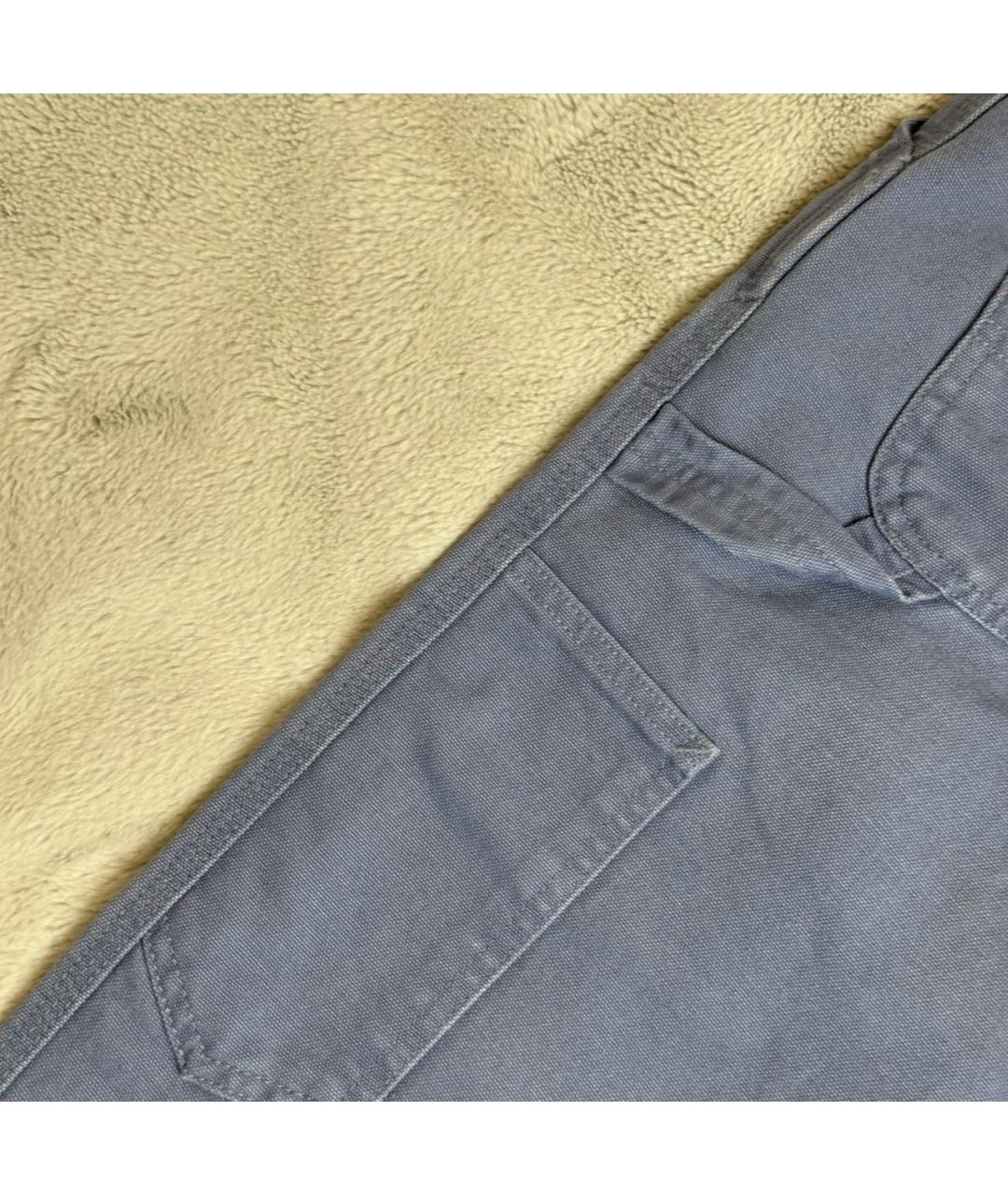 CARHARTT Голубые хлопковые прямые джинсы, фото 5