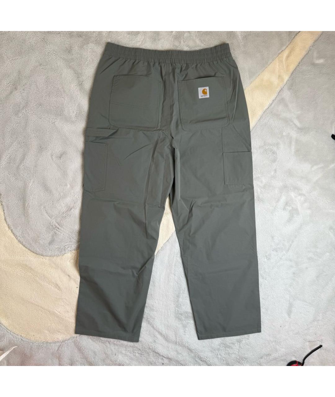 CARHARTT Хаки полиэстеровые повседневные брюки, фото 3