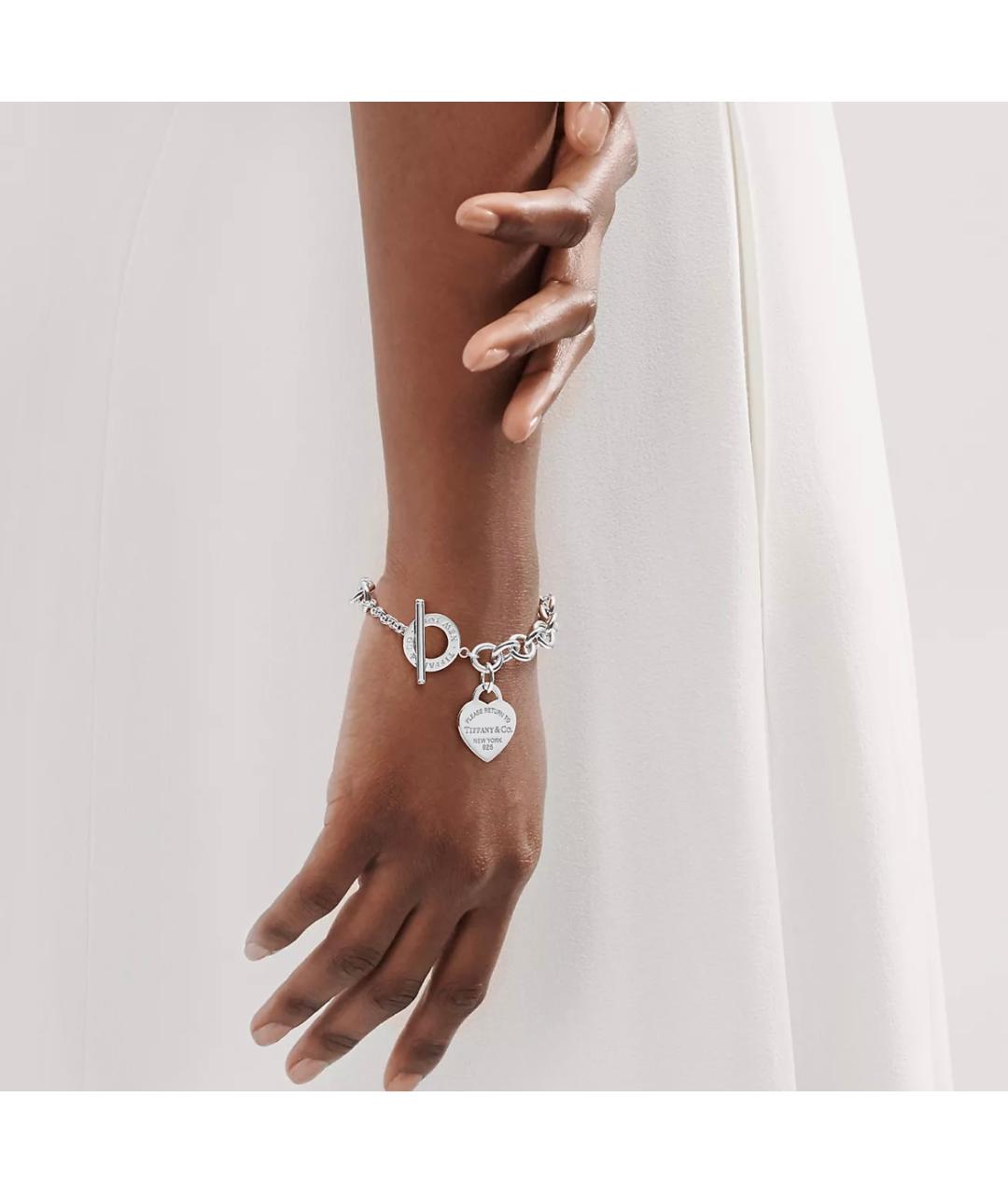 TIFFANY&CO Серебрянный серебряный браслет, фото 2