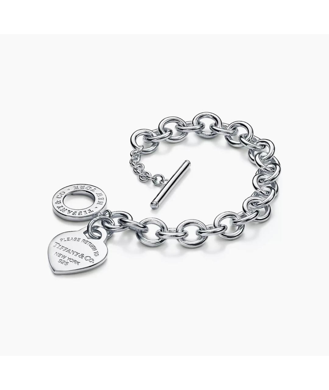 TIFFANY&CO Серебрянный серебряный браслет, фото 3