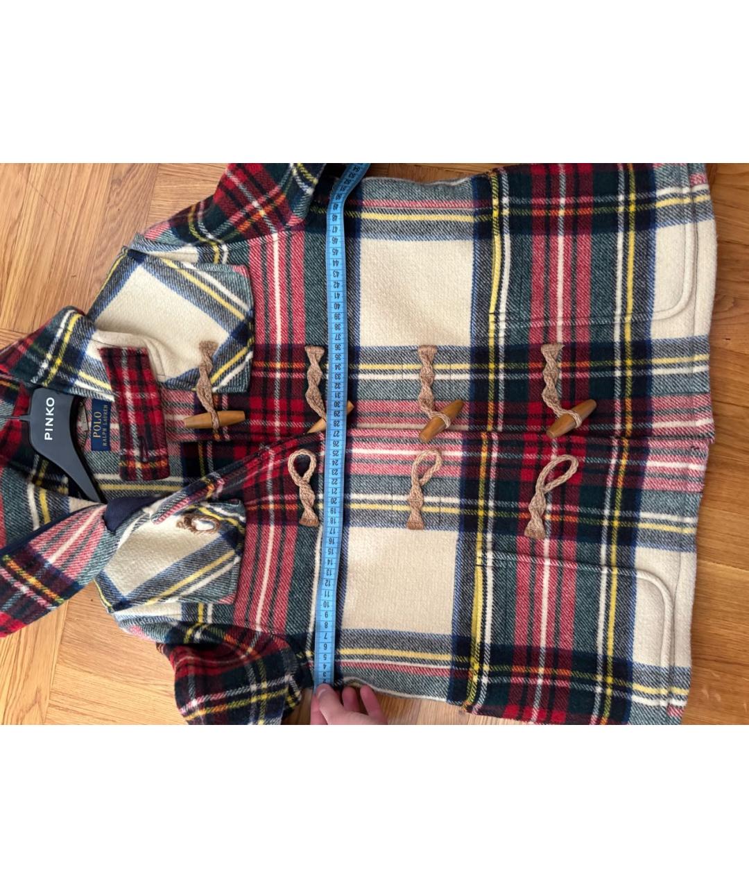 POLO RALPH LAUREN Мульти шерстяное пальто, фото 5
