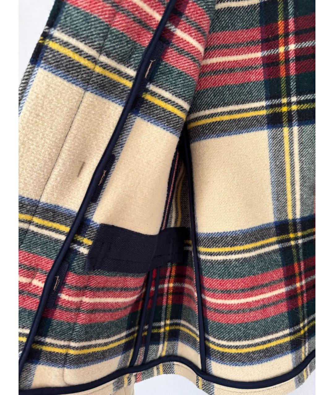 POLO RALPH LAUREN Мульти шерстяное пальто, фото 7