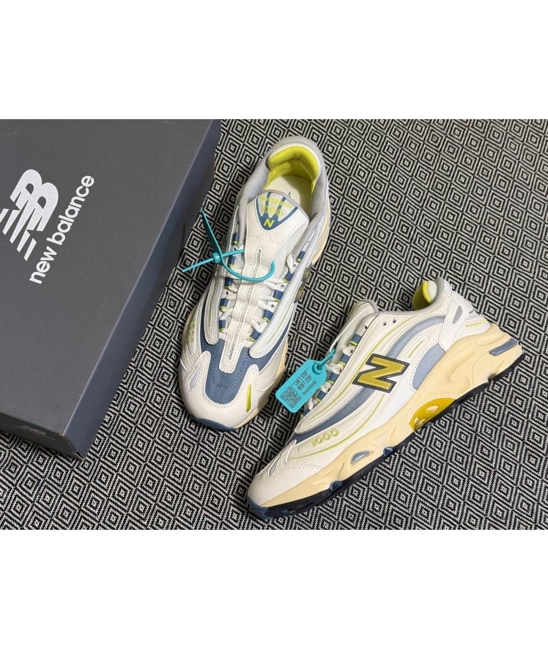 NEW BALANCE Белые низкие кроссовки / кеды, фото 3