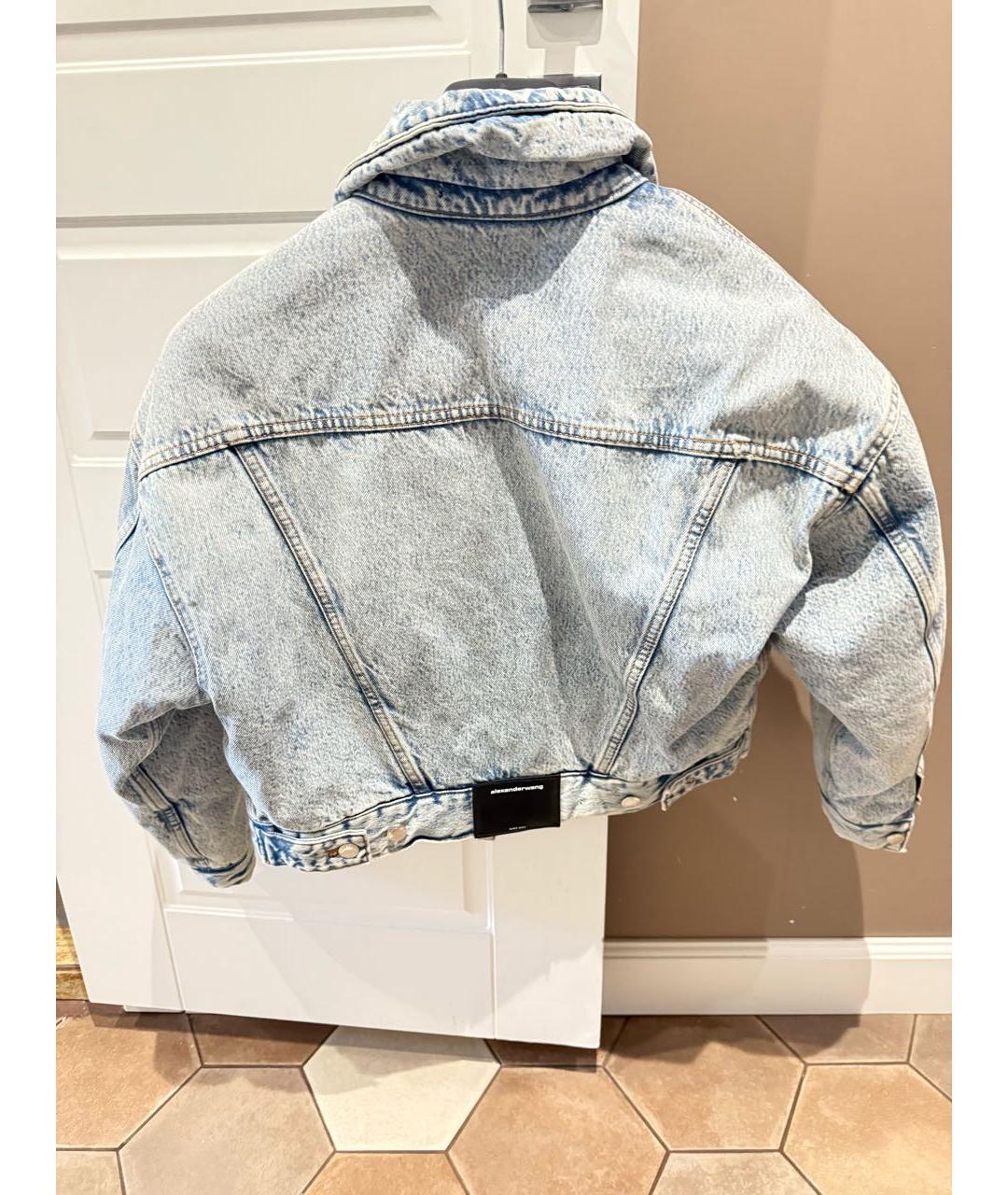 ALEXANDER WANG Голубая деним куртка, фото 2