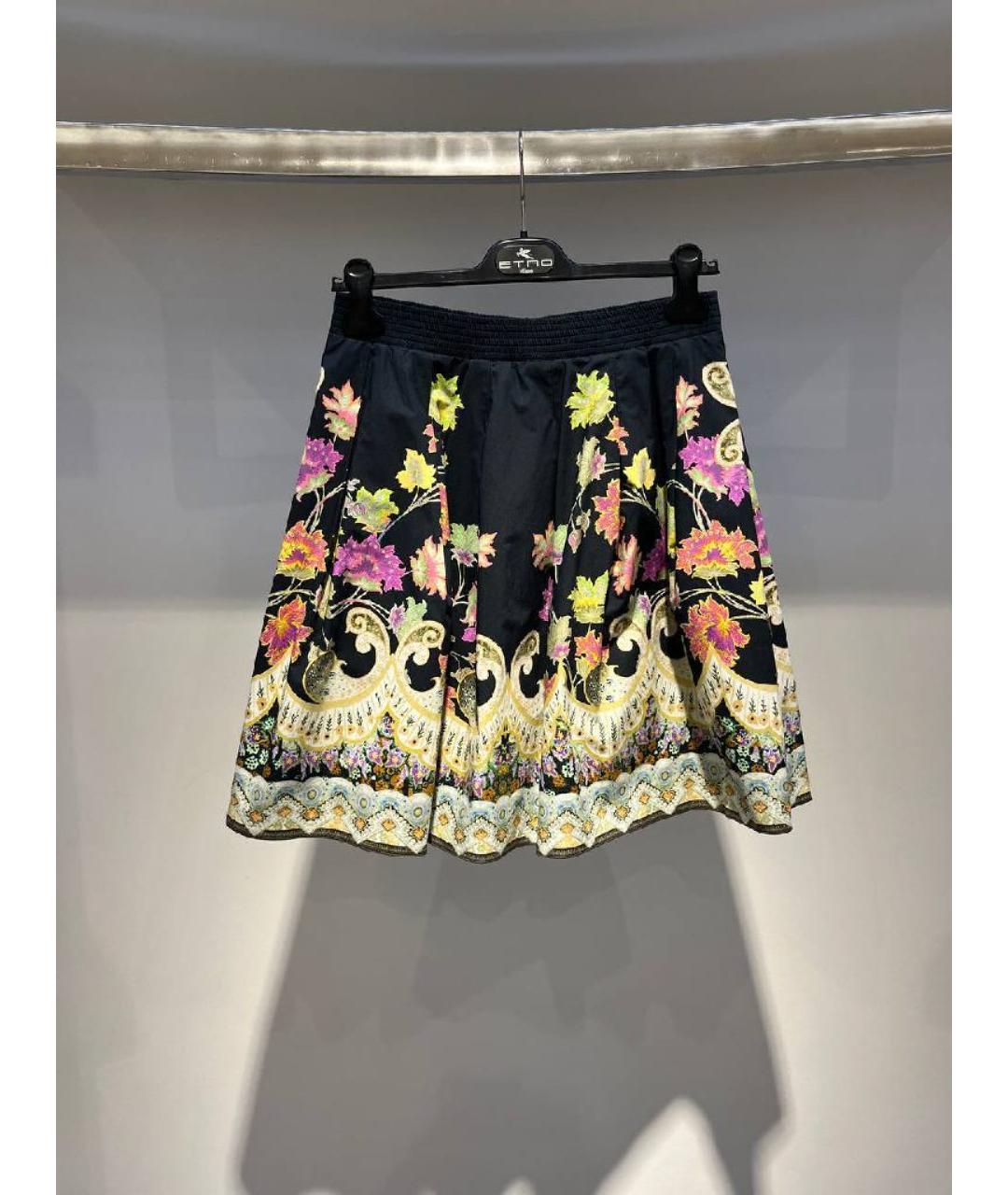 ETRO Черная юбка мини, фото 3