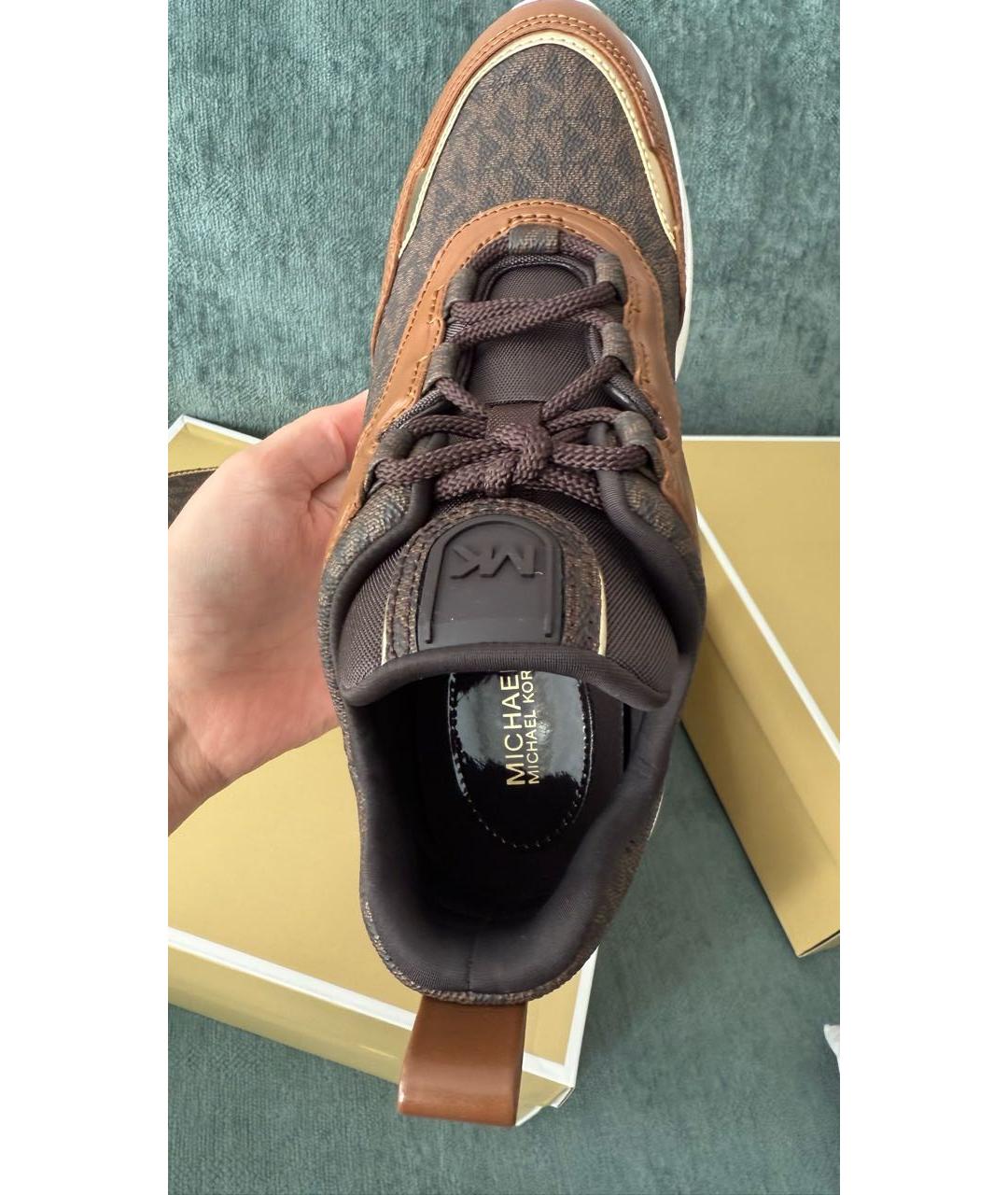 MICHAEL KORS Коричневые кроссовки, фото 4