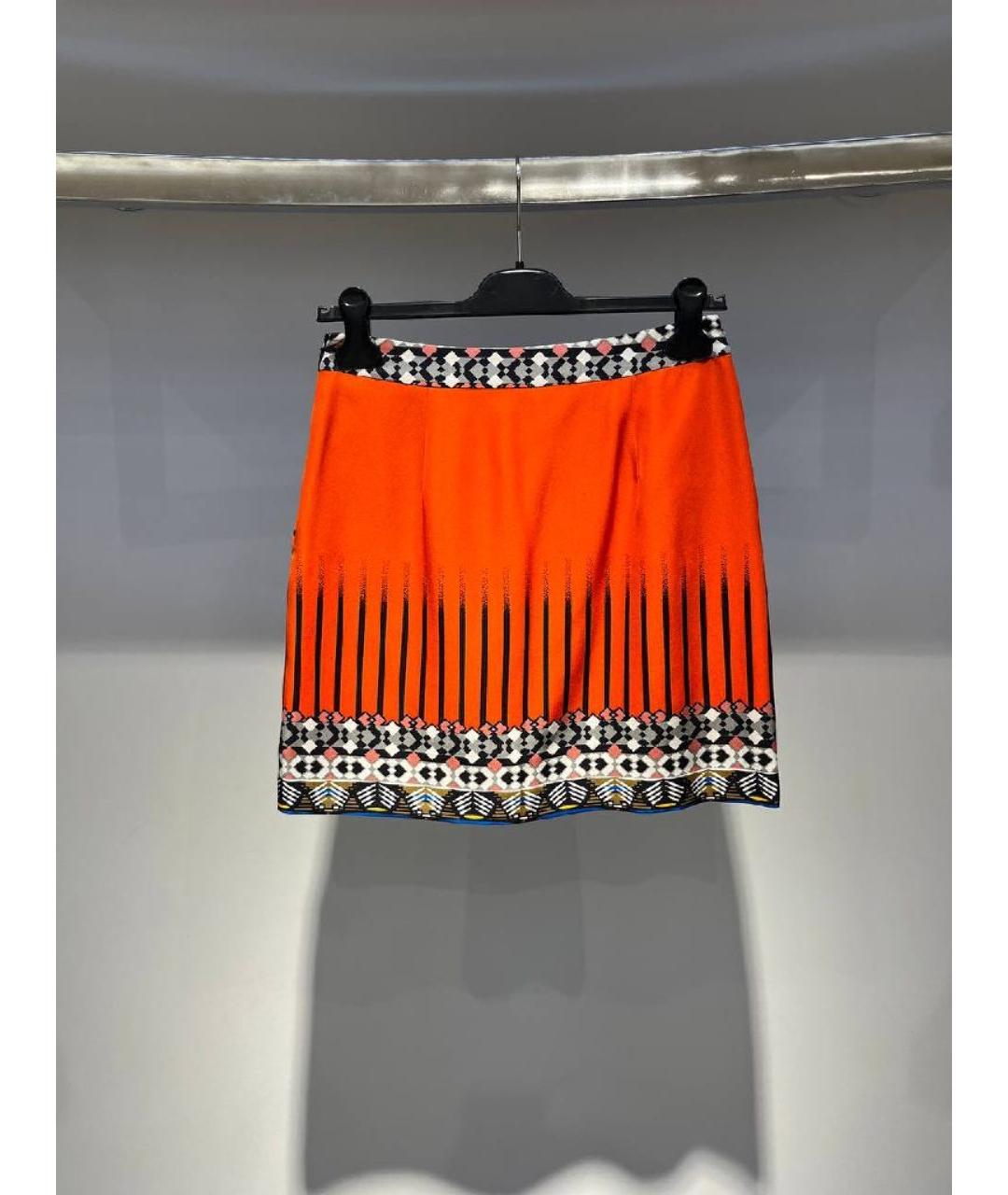 ETRO Оранжевая юбка мини, фото 2