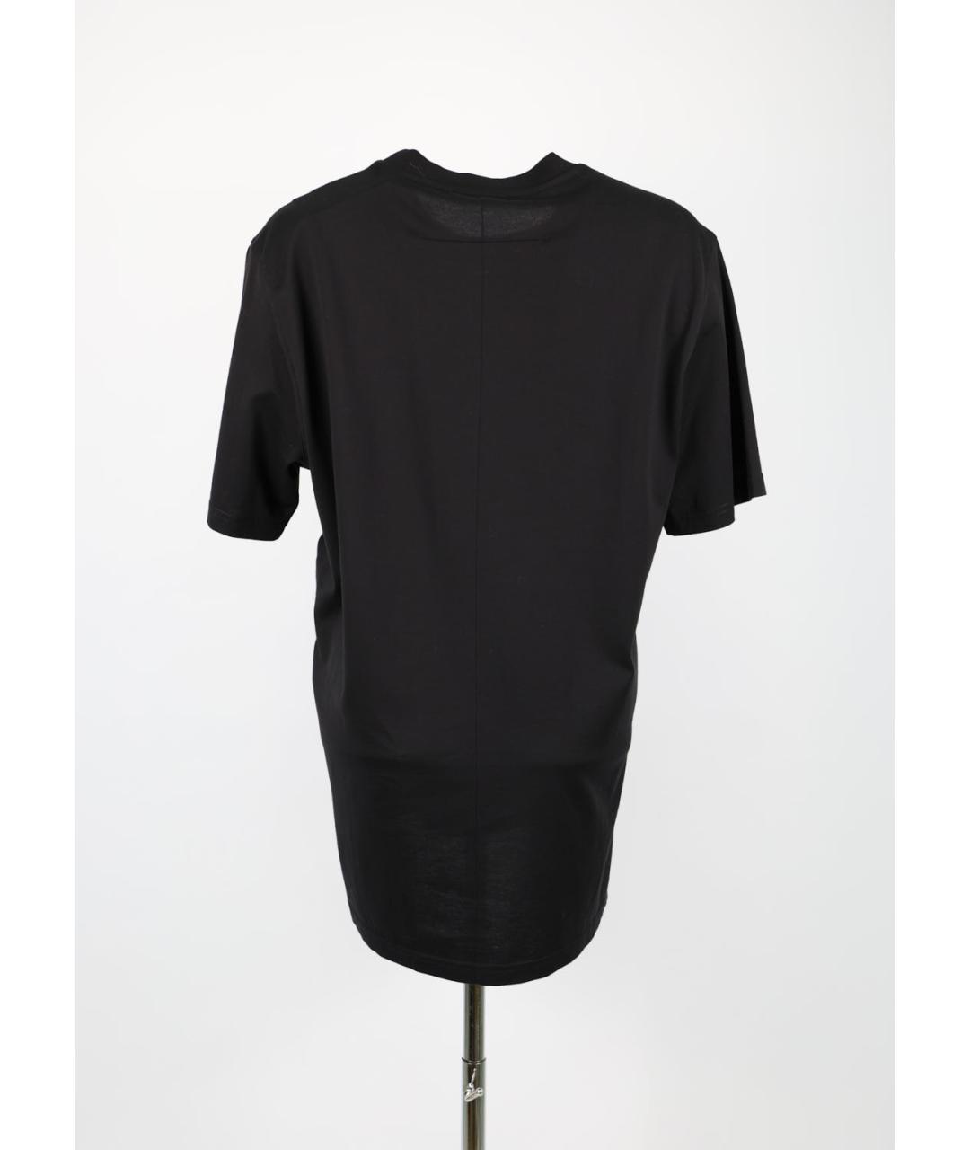 GIVENCHY Черная хлопковая футболка, фото 2