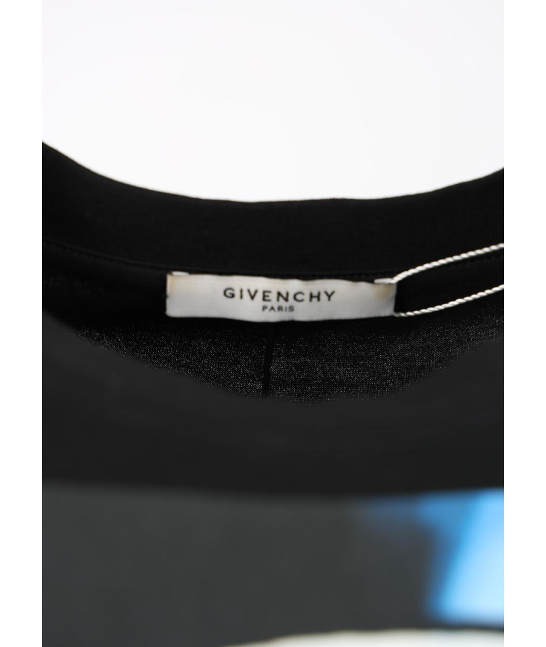 GIVENCHY Черная хлопковая футболка, фото 3