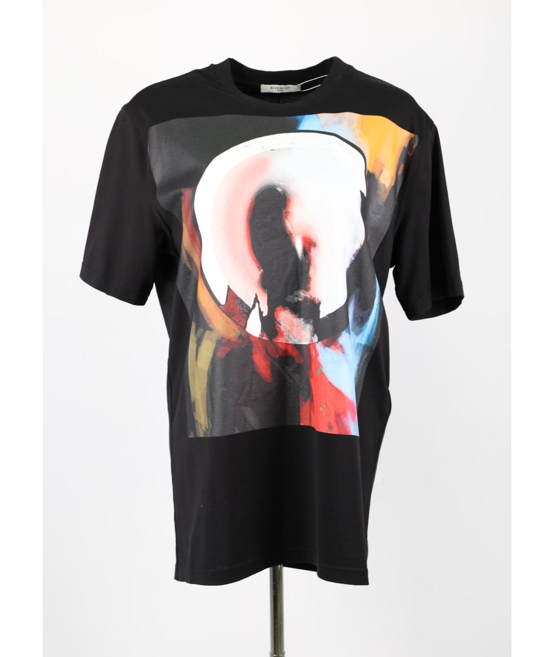 GIVENCHY Черная хлопковая футболка, фото 5