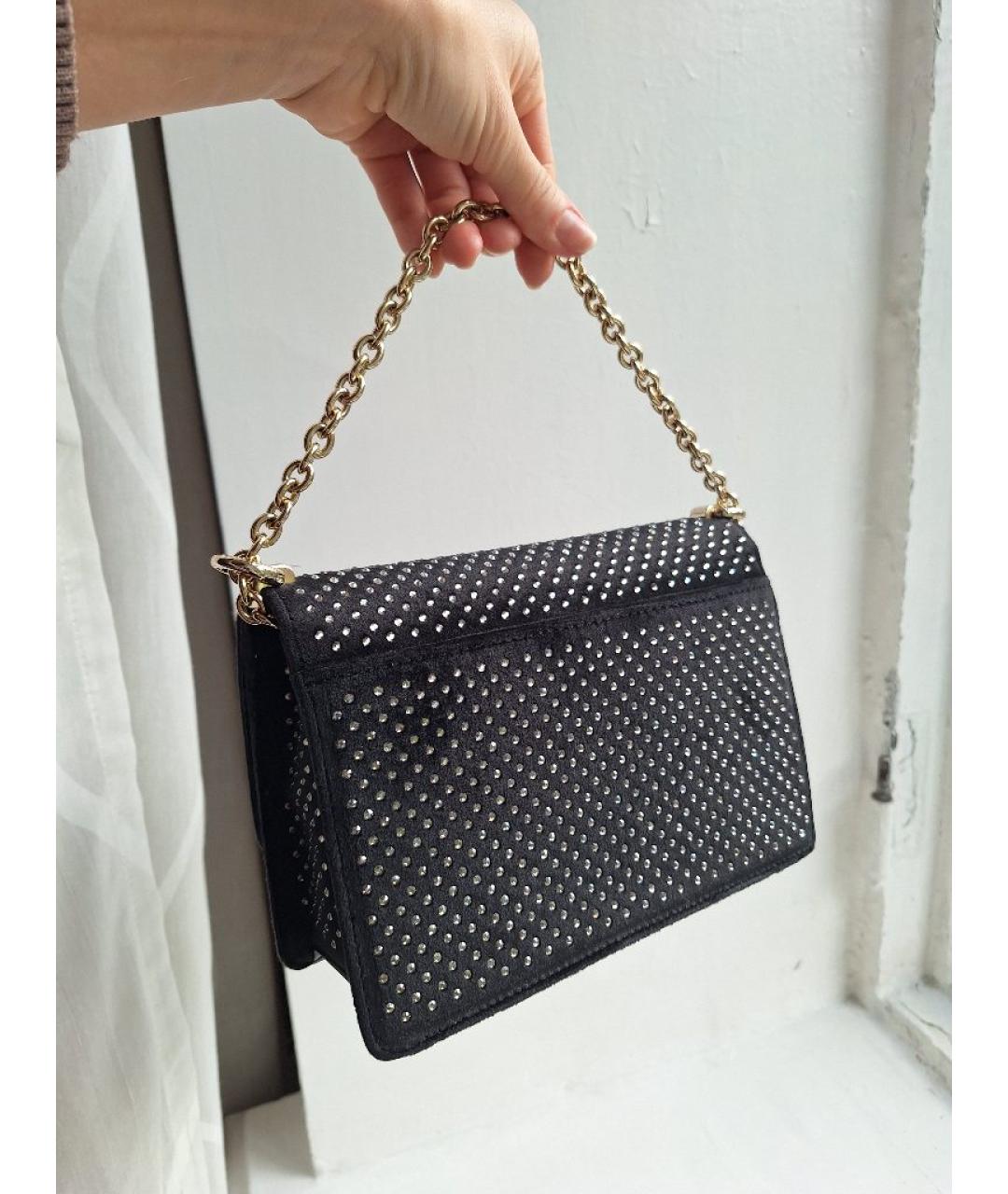 FURLA Черная тканевая сумка через плечо, фото 3