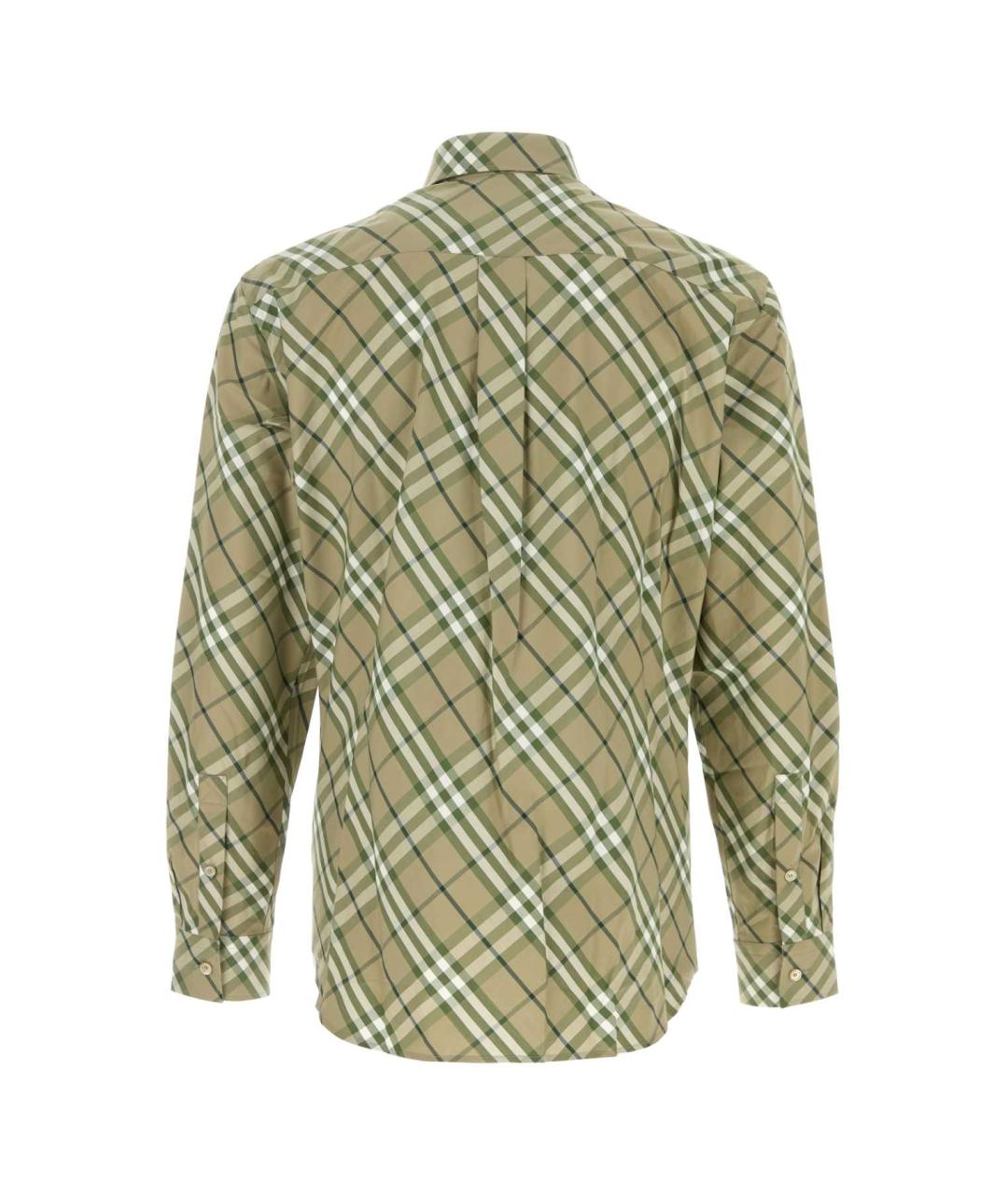 BURBERRY Бежевая хлопковая рубашка, фото 2