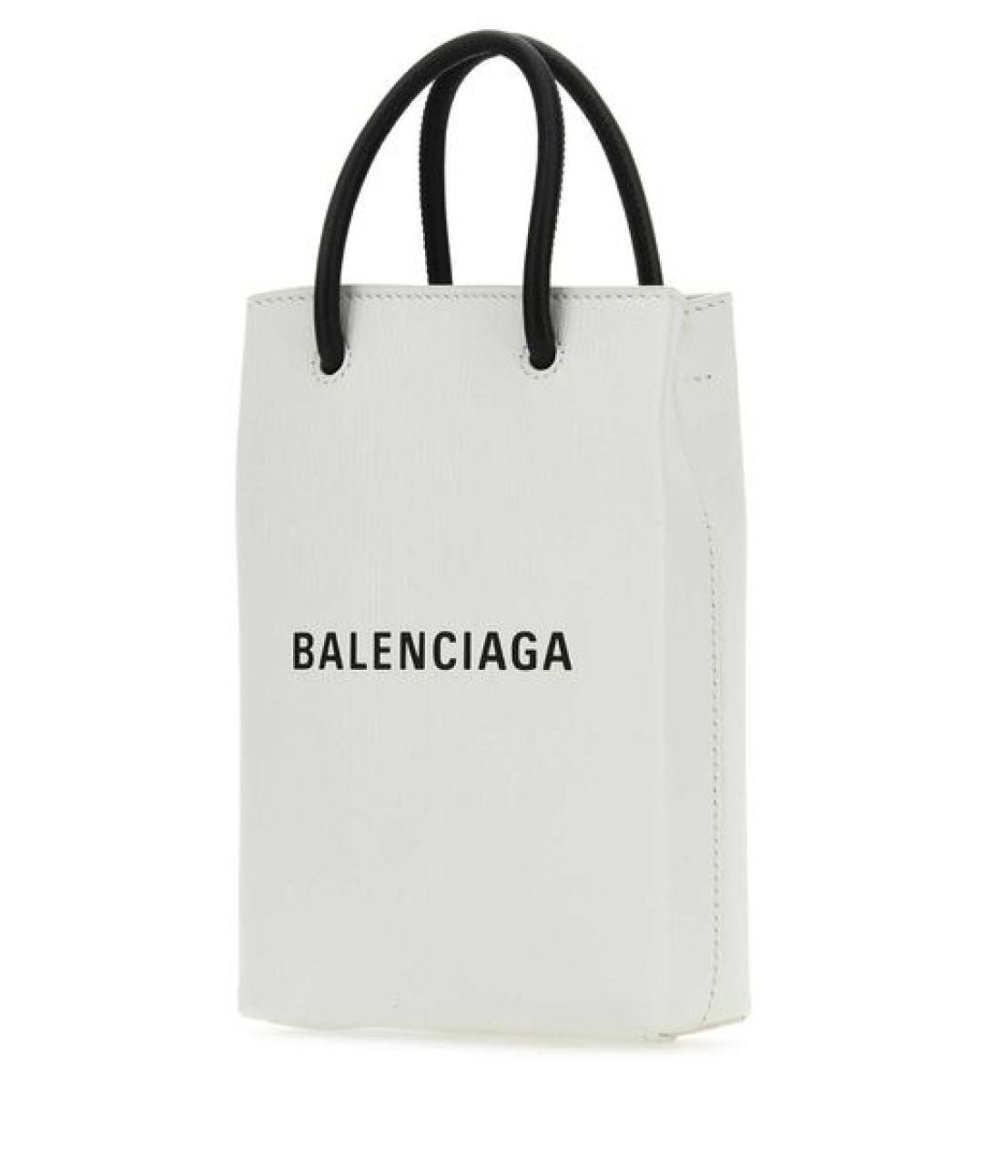 BALENCIAGA Белая сумка тоут, фото 3