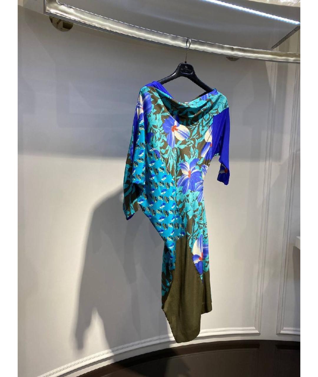 ETRO Голубое платье, фото 2