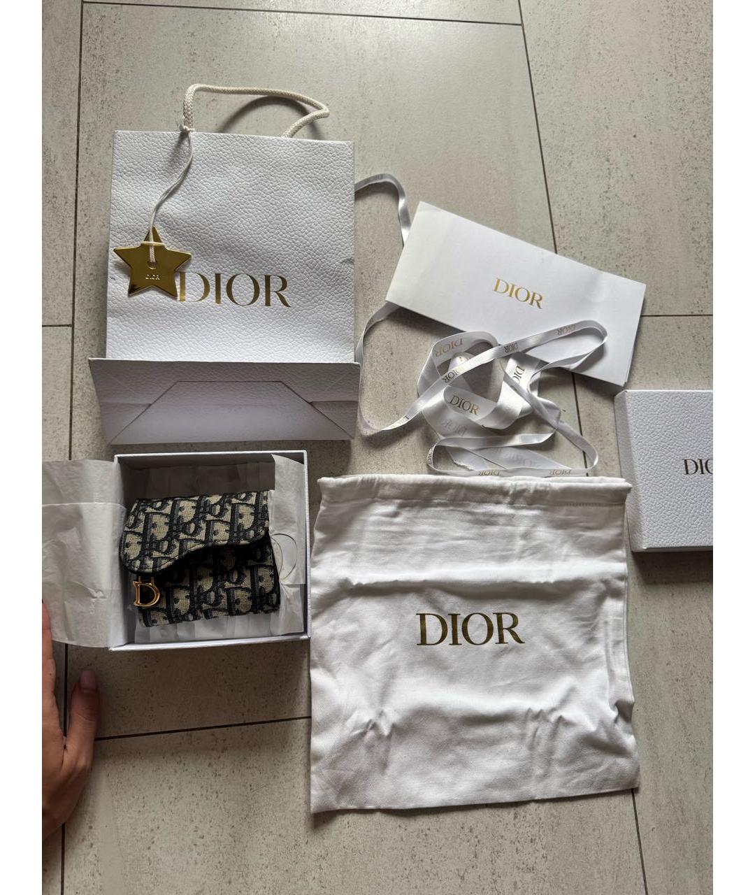 CHRISTIAN DIOR Бежевый кошелек, фото 5