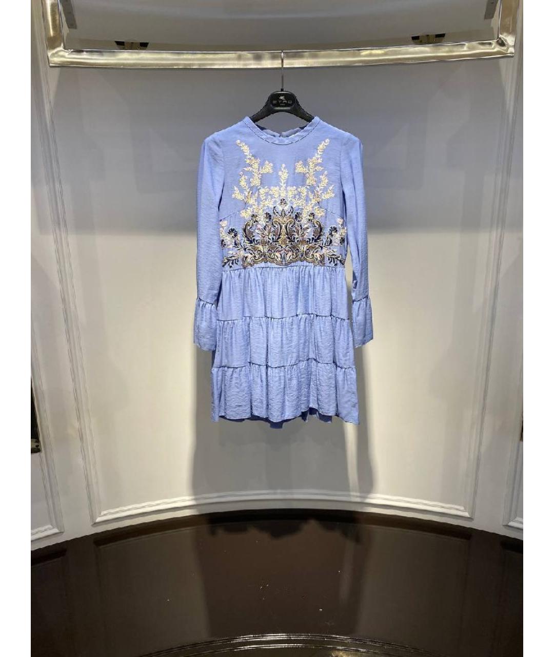 ETRO Голубое платье, фото 3