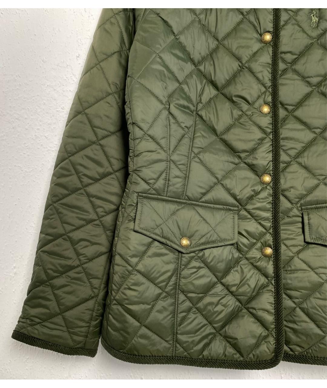 RALPH LAUREN Хаки полиамидовая куртка, фото 3