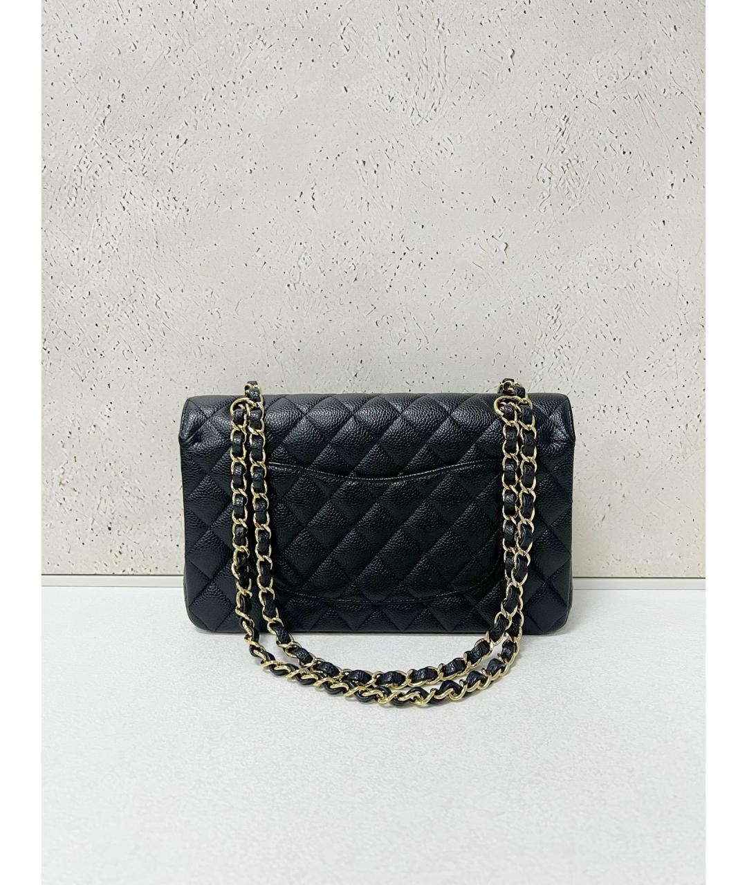 CHANEL Черная кожаная сумка тоут, фото 2