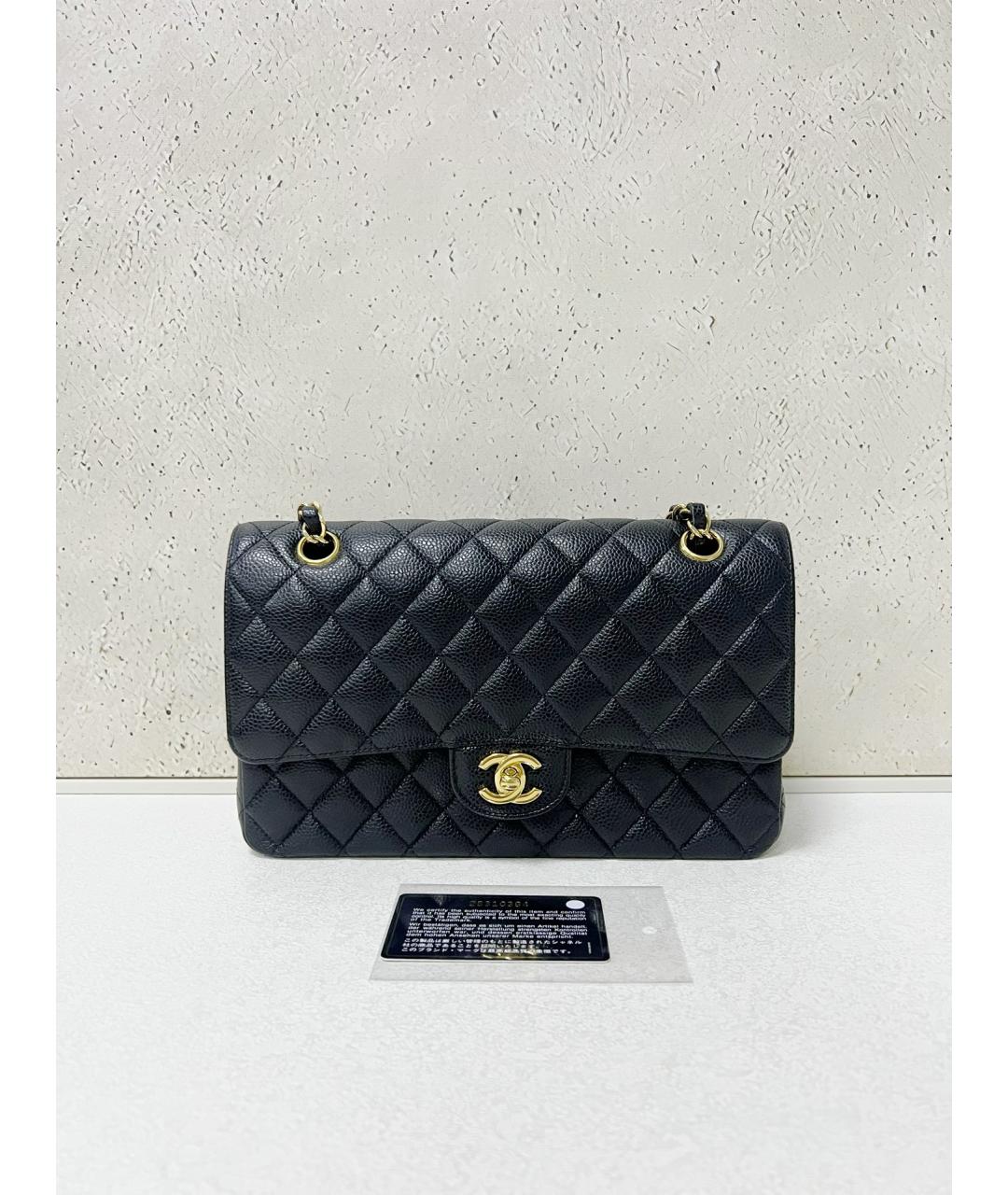CHANEL Черная кожаная сумка тоут, фото 7