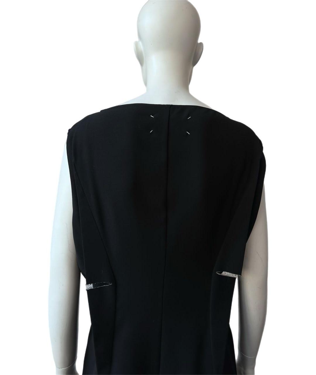 MAISON MARGIELA Черное вискозное платье, фото 5