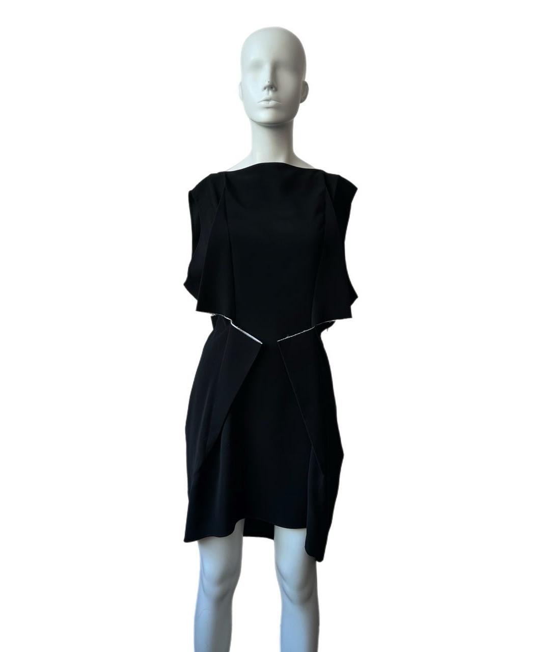 MAISON MARGIELA Черное вискозное платье, фото 8