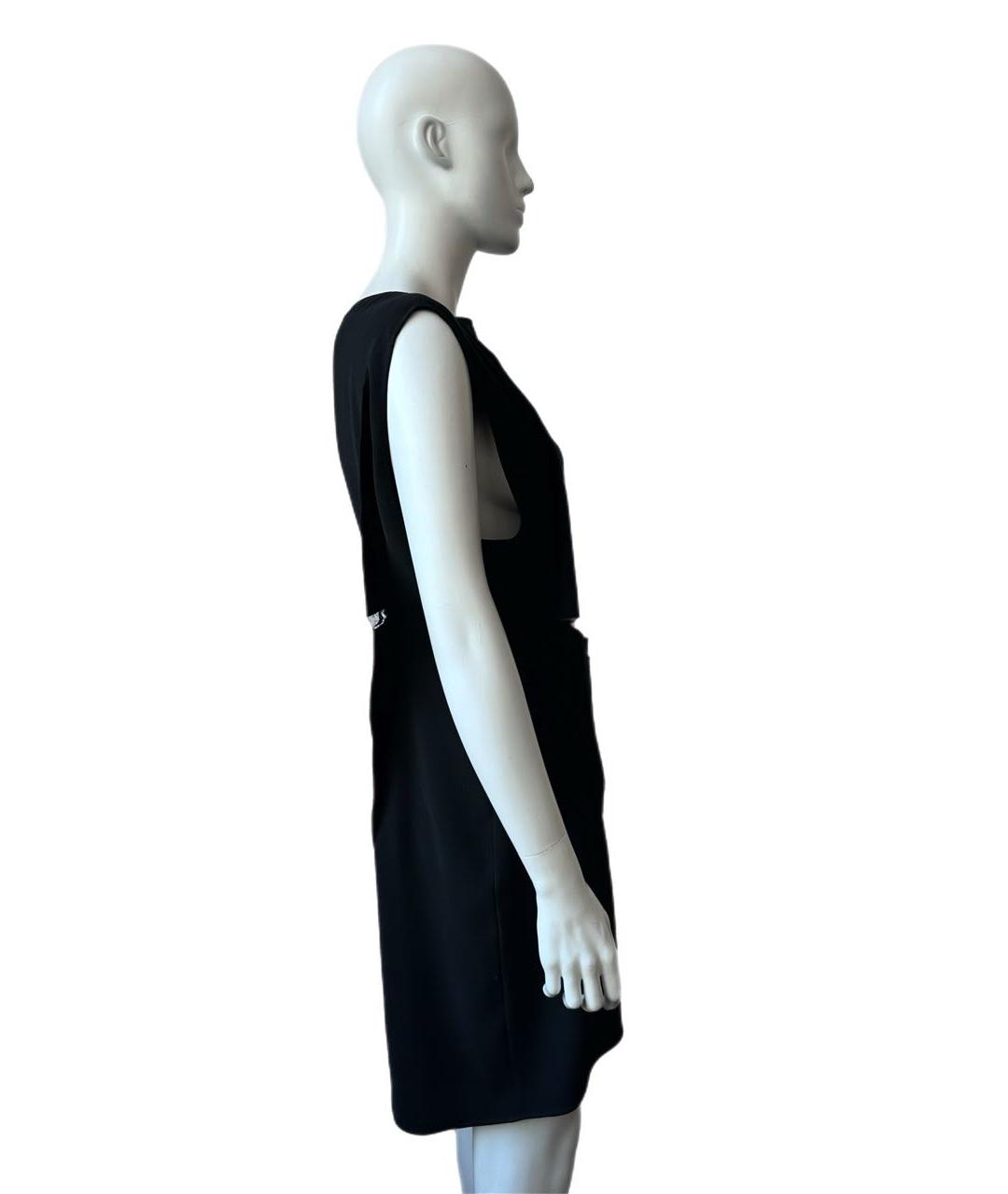 MAISON MARGIELA Черное вискозное платье, фото 3