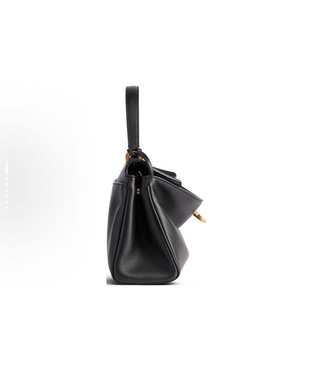 BALENCIAGA Черная кожаная сумка тоут, фото 5