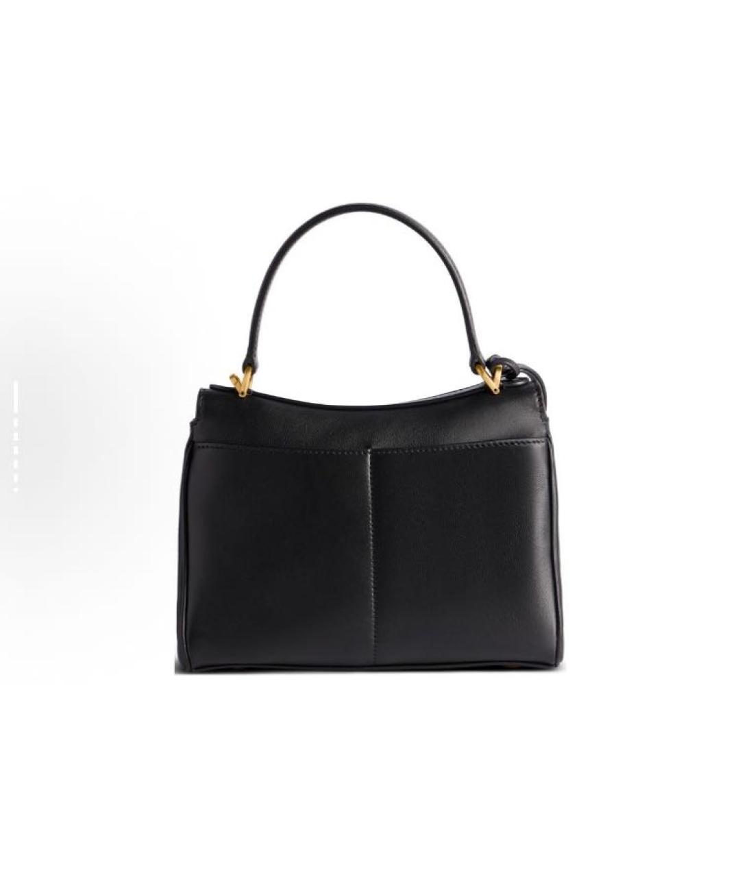 BALENCIAGA Черная кожаная сумка тоут, фото 4