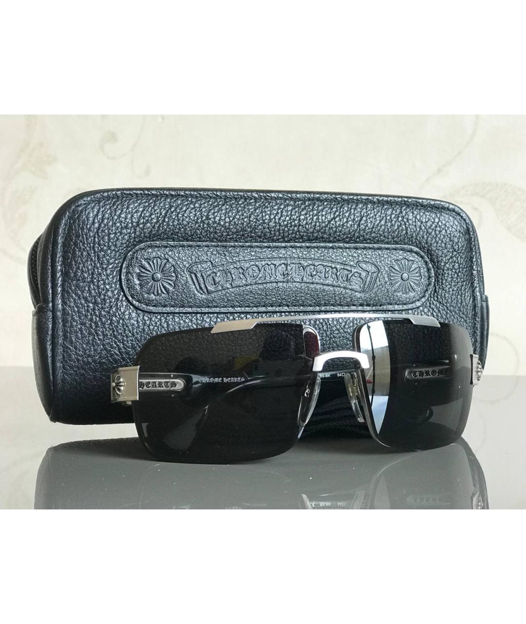 CHROME HEARTS Черные солнцезащитные очки, фото 9