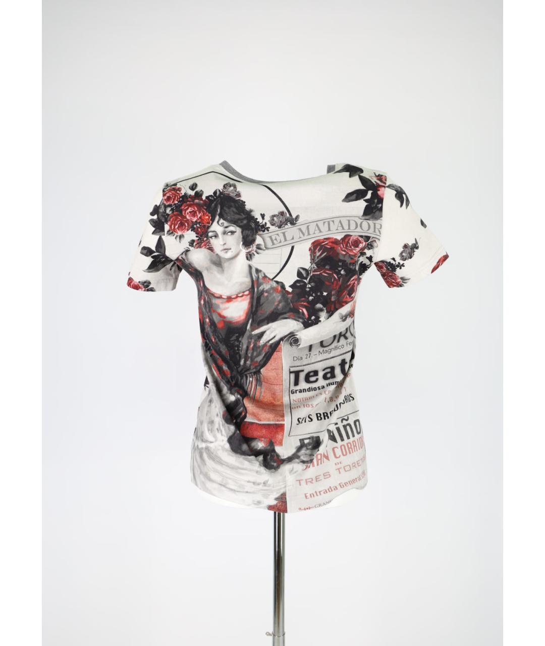 DOLCE&GABBANA Мульти хлопковая футболка, фото 2