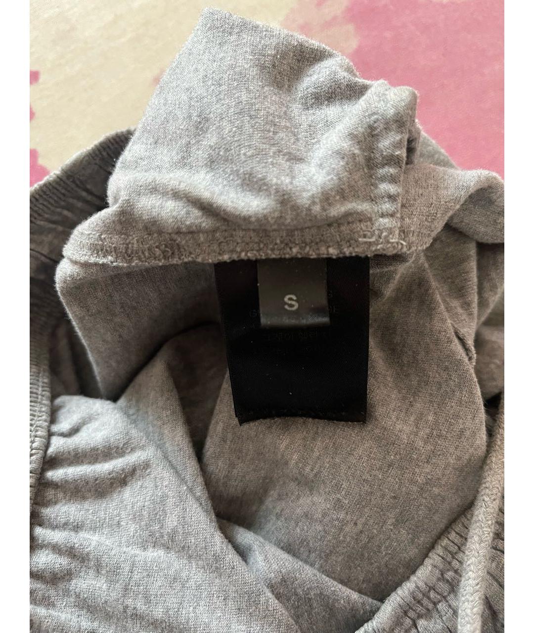 VETEMENTS Серые хлопковые шорты, фото 4