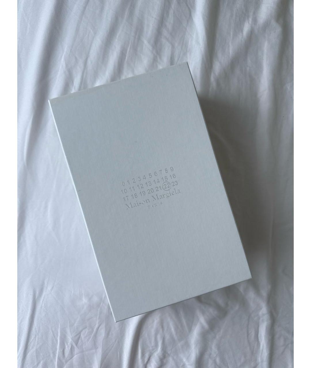 MAISON MARGIELA Черные кожаные туфли, фото 4