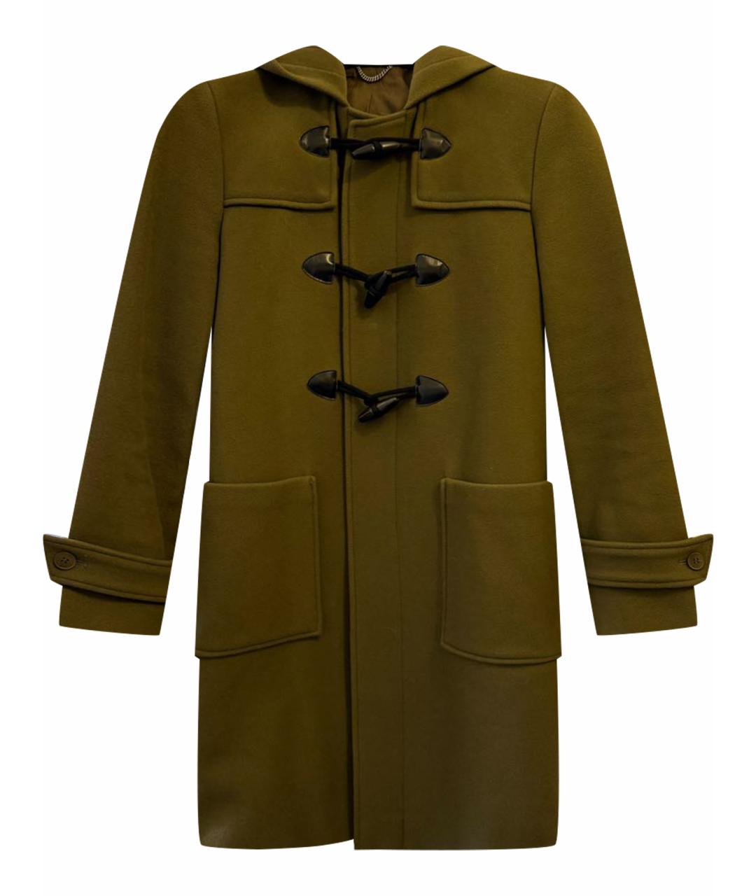 STELLA MCCARTNEY Хаки шерстяное пальто, фото 1