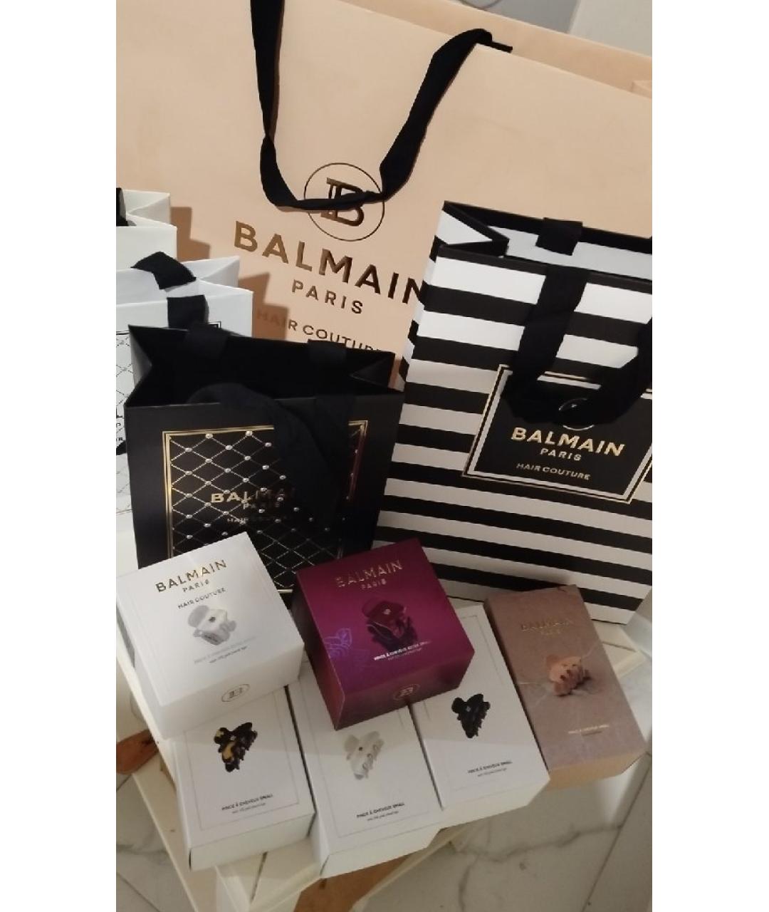 BALMAIN Коричневая заколка, фото 9