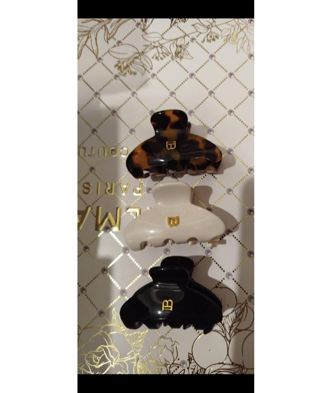 BALMAIN Коричневая заколка, фото 5