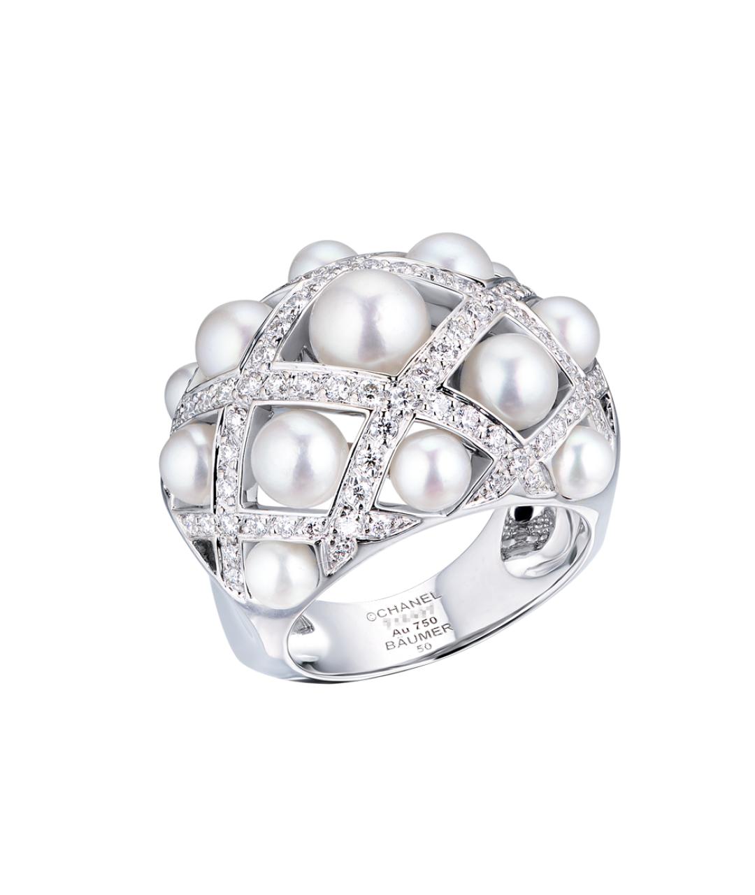 CHANEL Кольцо из белого золота, фото 2