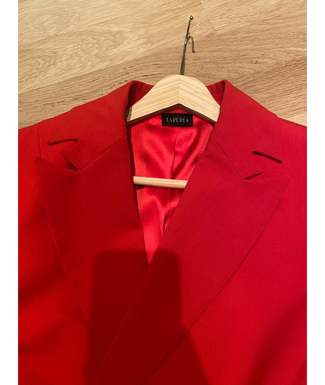 LA PERLA Красный шерстяной жакет/пиджак, фото 3