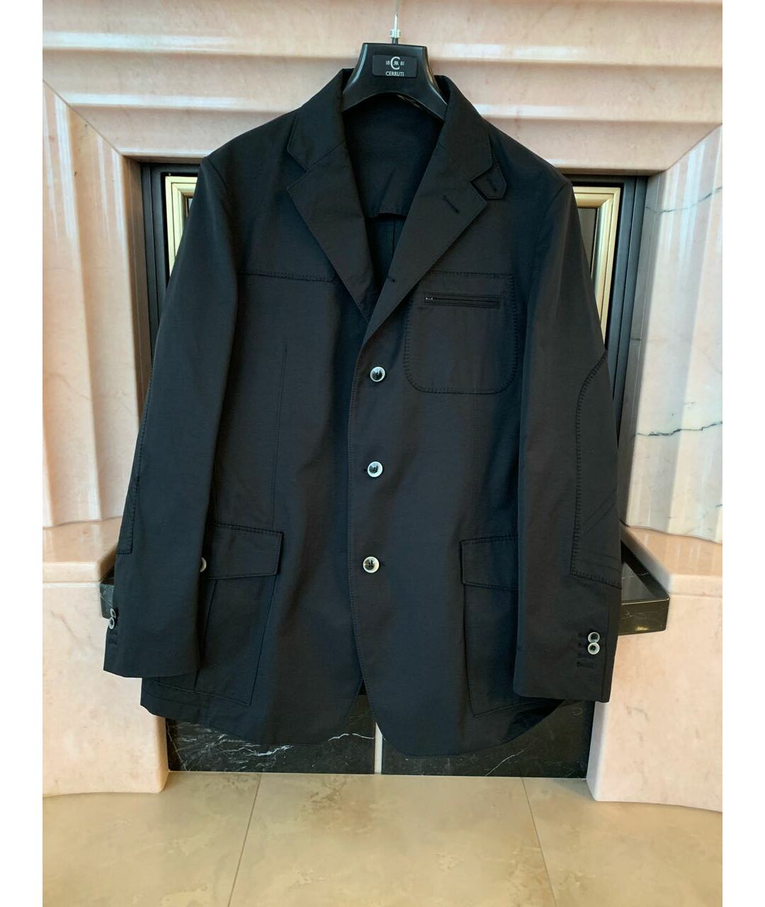 CORNELIANI Черная полиамидовая куртка, фото 9