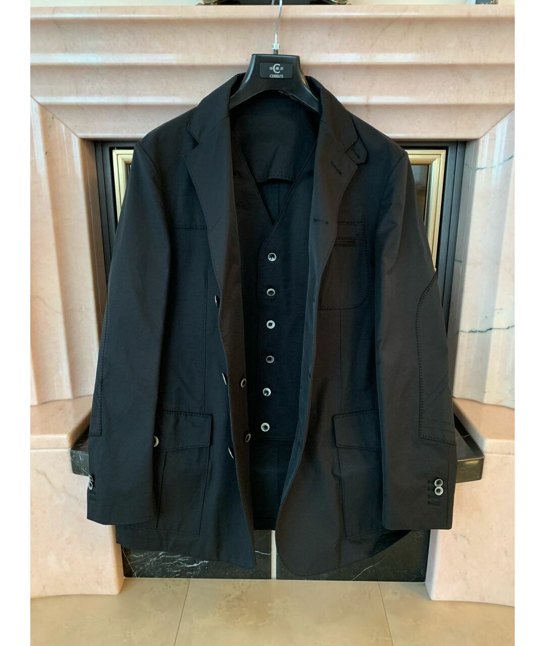 CORNELIANI Черная полиамидовая куртка, фото 4