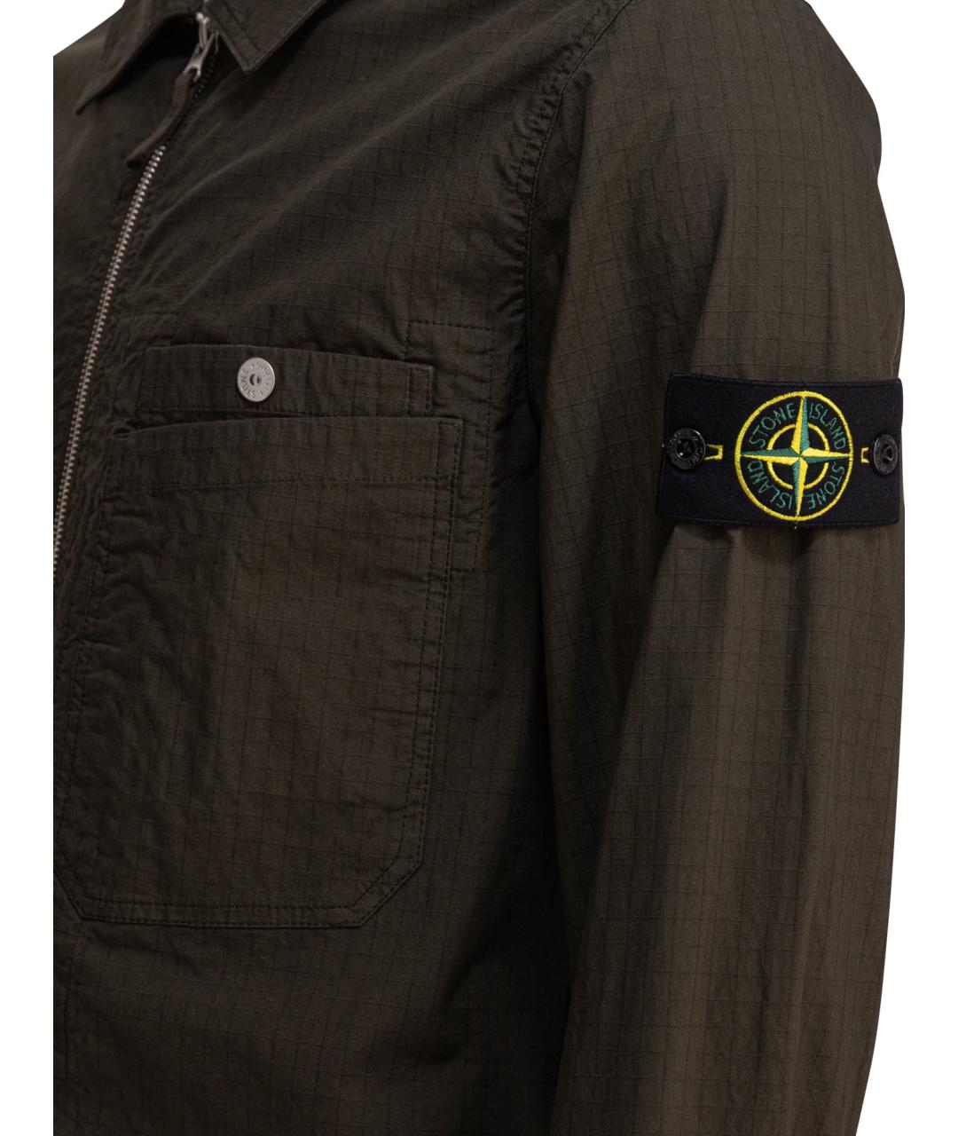 STONE ISLAND Зеленая куртка, фото 4