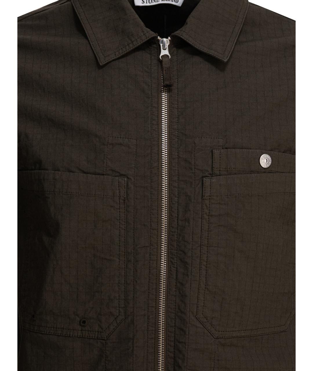 STONE ISLAND Зеленая куртка, фото 3