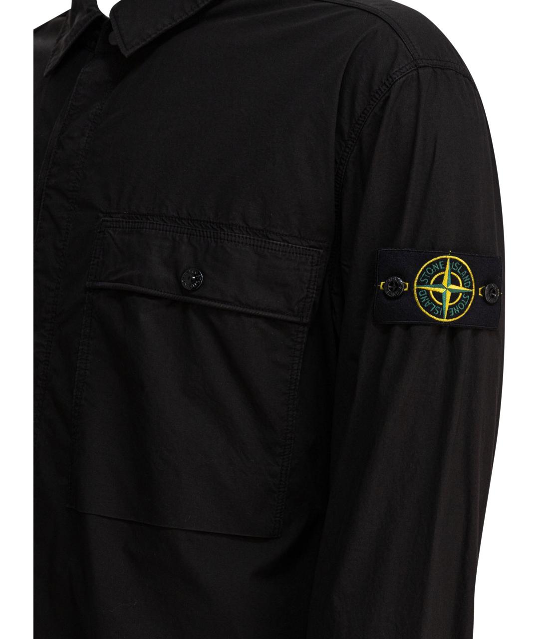 STONE ISLAND Черная куртка, фото 4