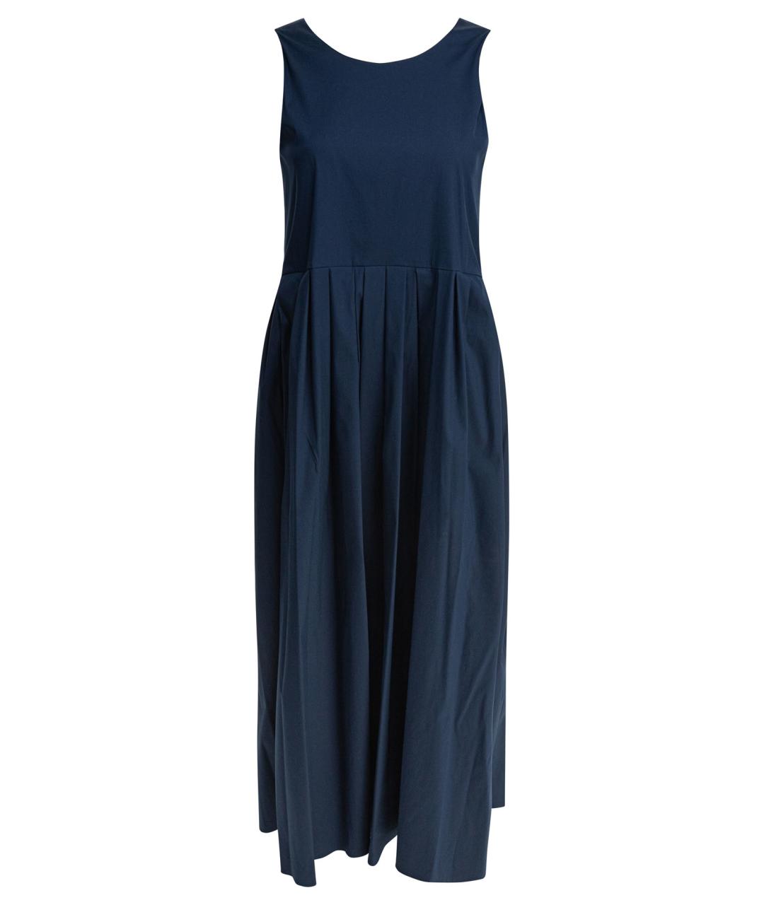 'S MAX MARA Синее хлопковое повседневное платье, фото 1