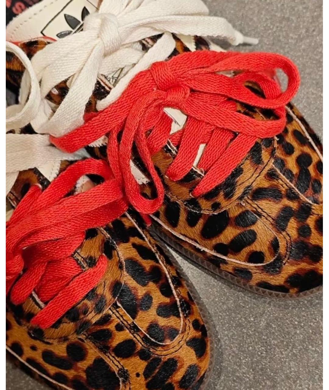 ADIDAS Коричневые бархатные кроссовки, фото 6